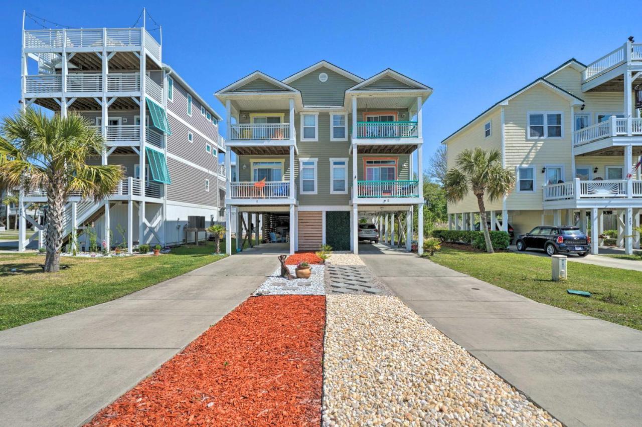 Calm Coastal Haven With 2 Balconies Near Beach Villa Carolina Beach Exterior photo