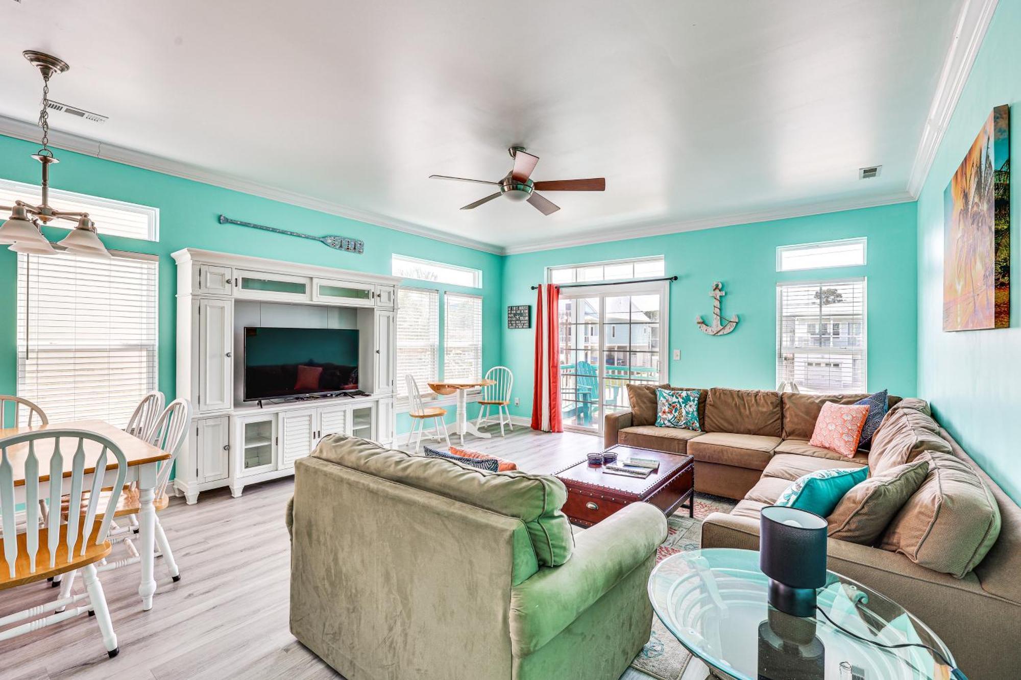 Calm Coastal Haven With 2 Balconies Near Beach Villa Carolina Beach Exterior photo