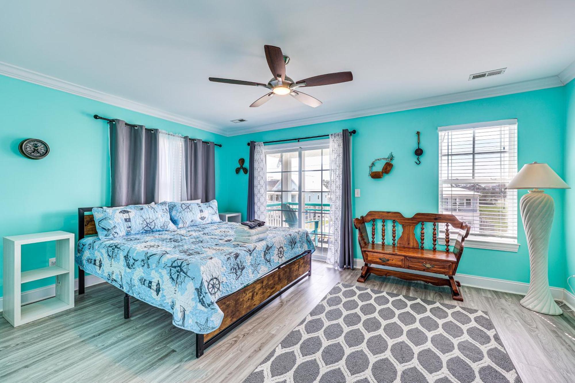 Calm Coastal Haven With 2 Balconies Near Beach Villa Carolina Beach Exterior photo